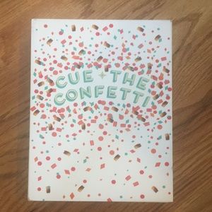 Cute confetti plaque. NWT